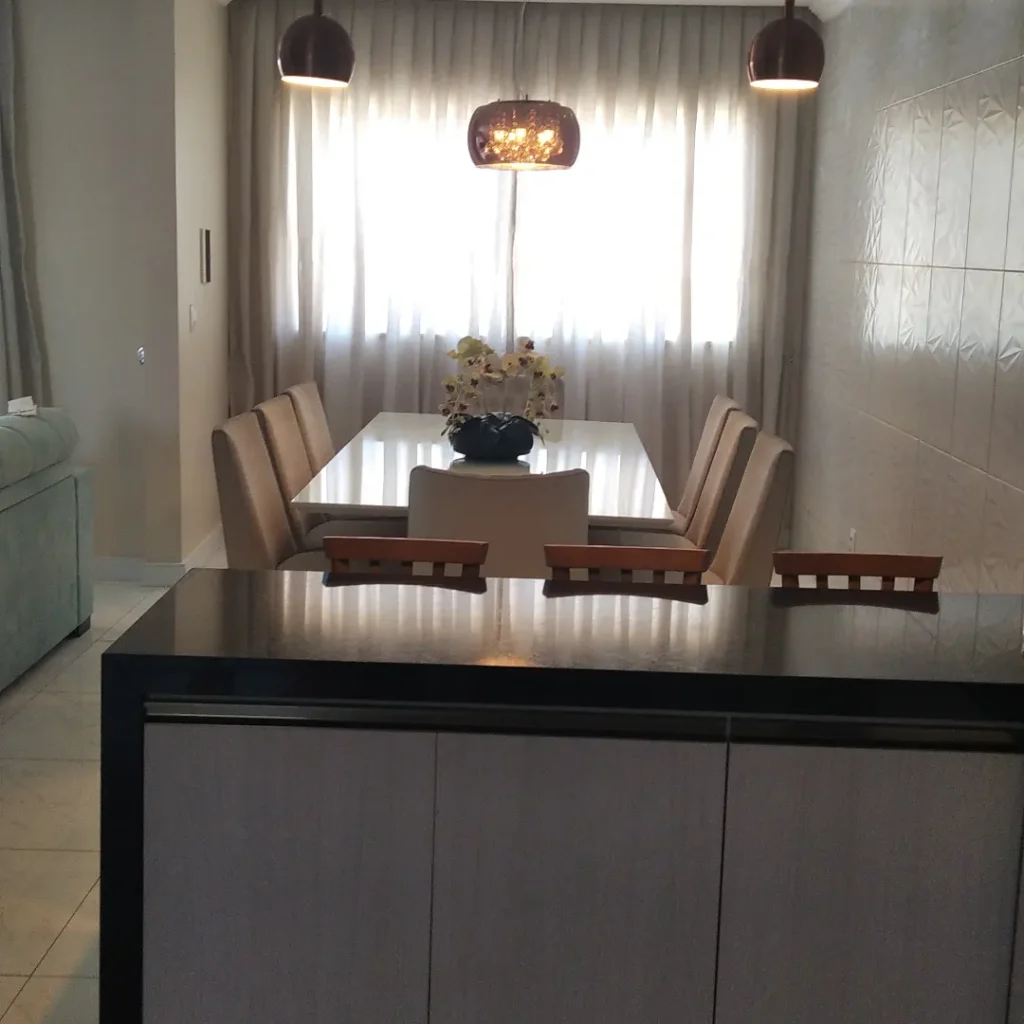 Cortina Vual Sala Jantar Cozinha